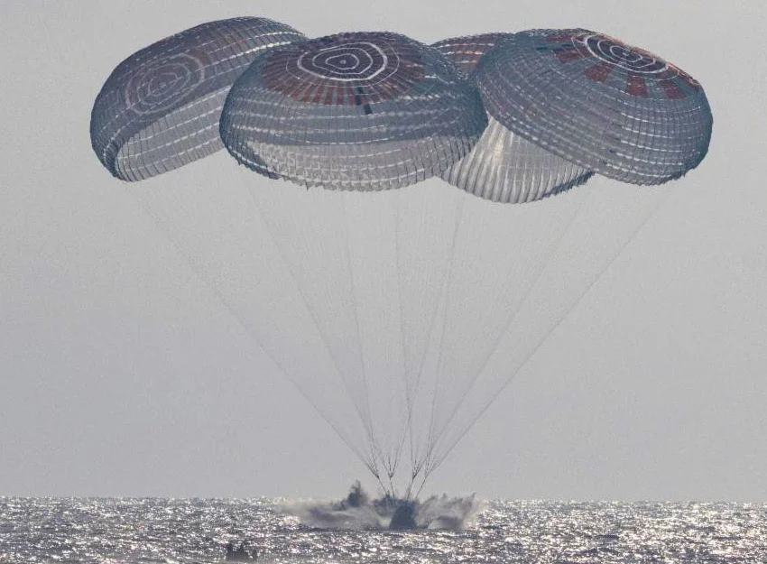 NASA's Crew-12 Concludes Mission with Successful Splashdown off Los Angeles