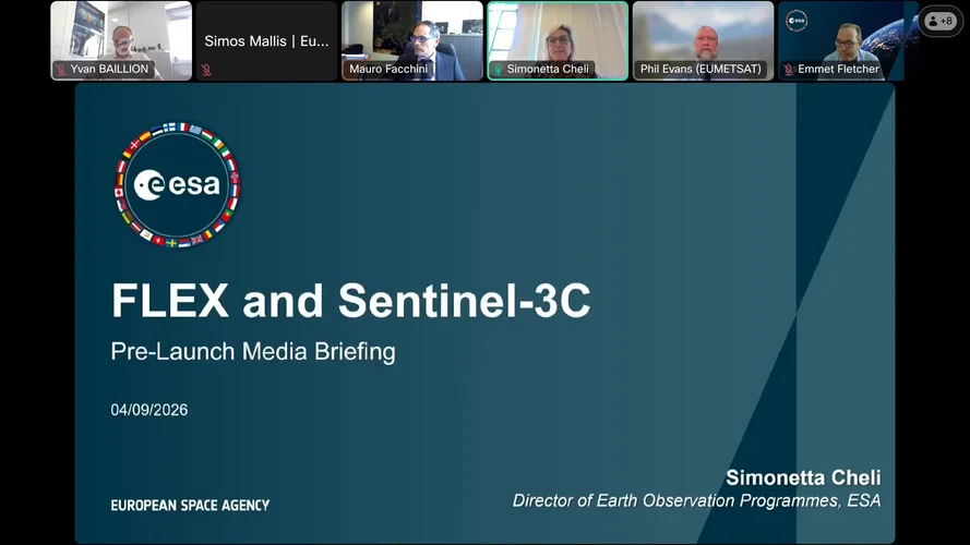 ESA Prepares for Dual Satellite Launch with FLEX and Sentinel-3C
